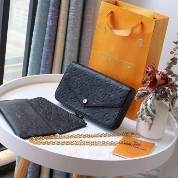 Louis Vuitton Bags Lv 3 In Set Sling Bag Black Poshmark